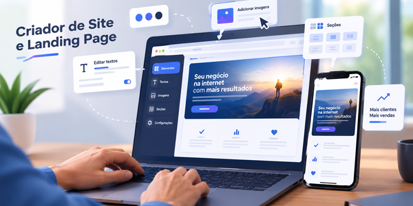 Exemplo de landing page profissional